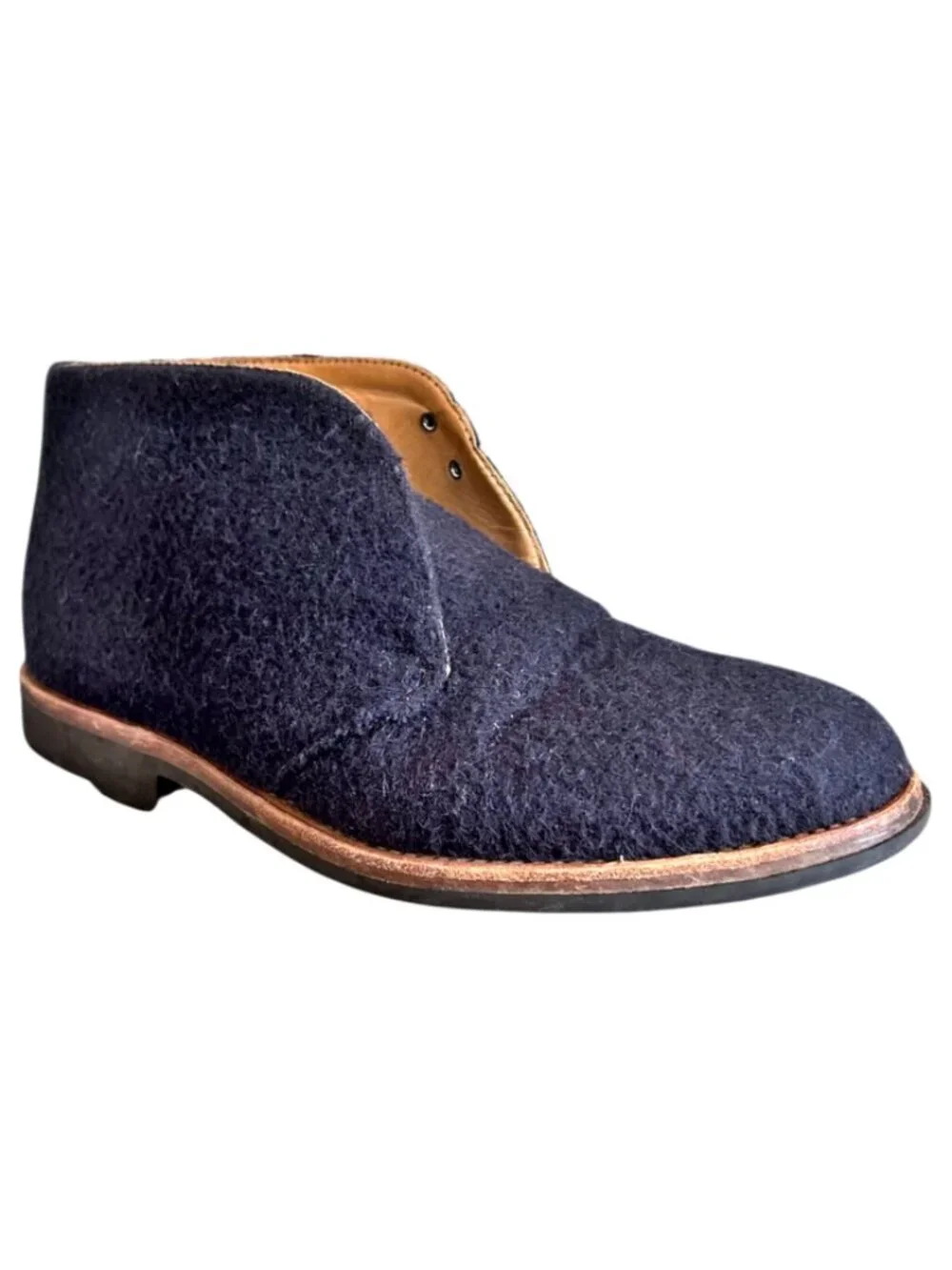 RARE‎ Mark McNairy CASHMERE Chukka Boots Navy Made England UK 7 US 8 Ridgeway